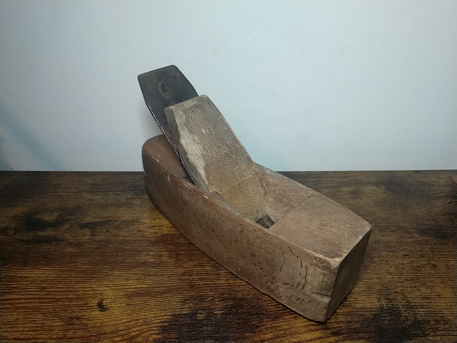 Auburn Tool Co THISTLE BRAND 8" COFFIN WOOD BLOCK PLANE - 2" BLADE  - AUBURN, NY