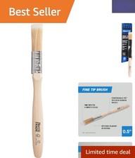 0.5' Trade Nylon Brush: Perfect for Gloss and Emulsion with Fine Tip Control