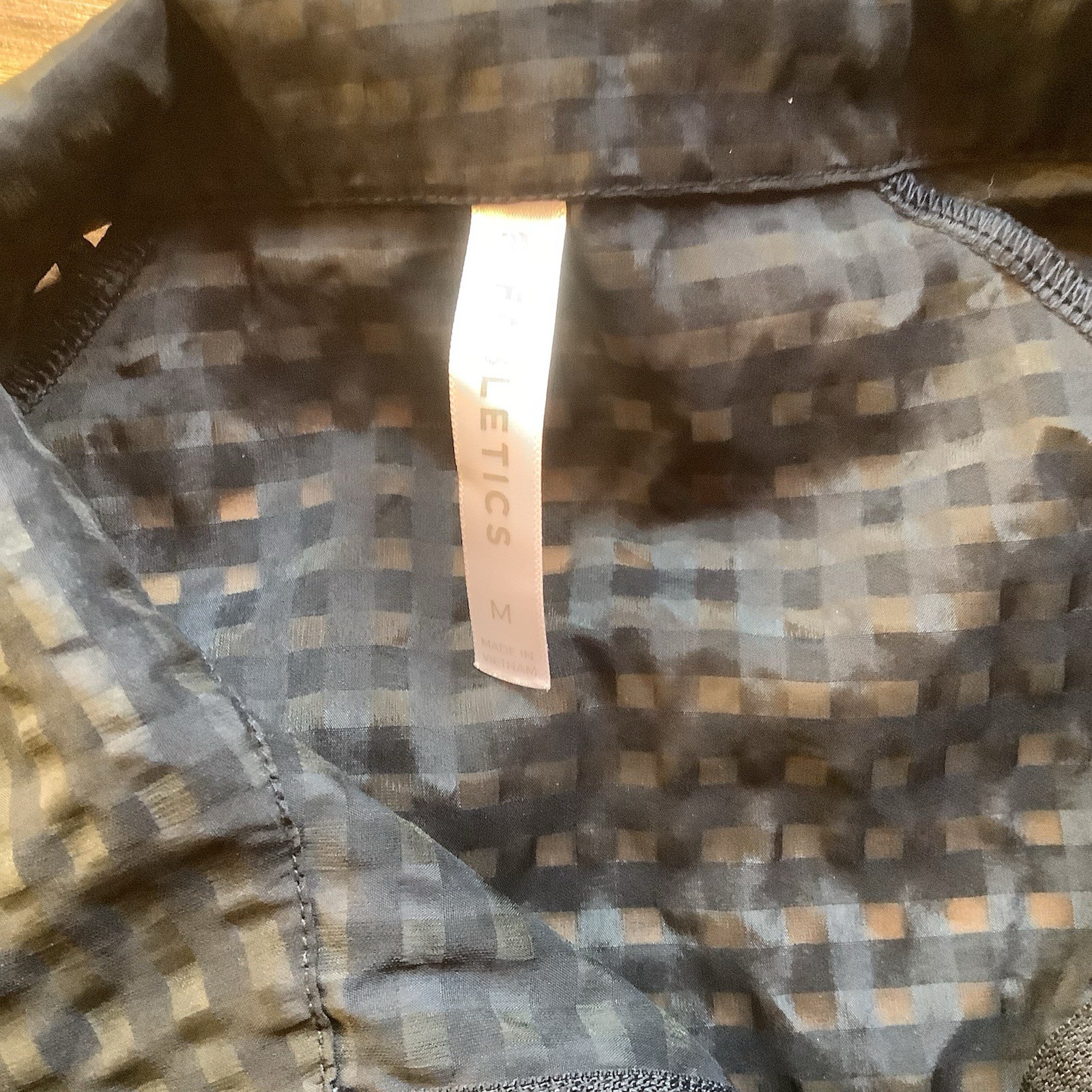 Fabletics Medium Cleo Black Lightweight Zip Front… - image 2