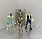 Star Wars Loose Action Figure Lot Han Solo Greedo 4A-7 Carbonite Display