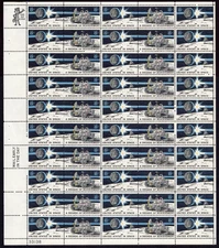Scott #1435b Space Achievement Sheet of 50 Stamps - MNH P#33138 LL