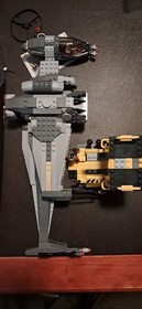 lego star wars b-wing fighter set 6208 with box (missing 2 pieces)