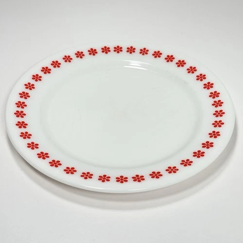 RARE PYREX Penn Dutch Flower Red 10.5” Promo Friendship Under Plate 795 Charger