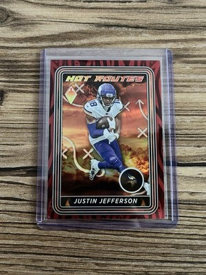 2023 Panini Phoenix - Hot Routes Justin Jefferson #HR-27 Red 042/199