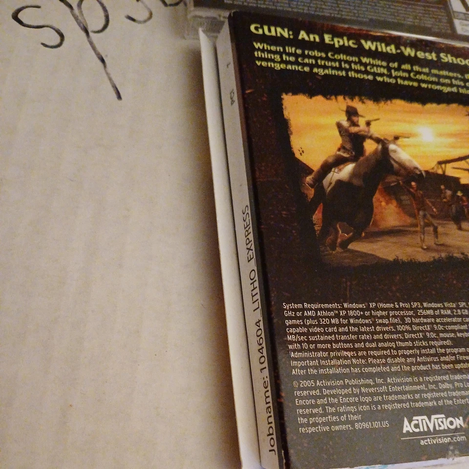 Call Of Duty and GUN PC Game Lot, 2003, 2005 - Image 3 of 4