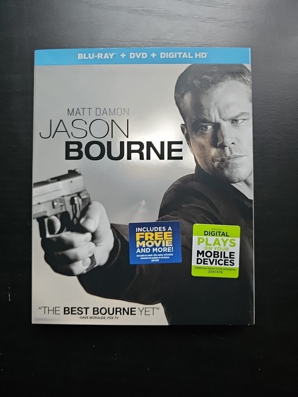 Jason Bourne (Blu-ray, DVD, 2016)