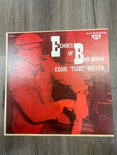 EDDIE PIANO MILLER ECHOS OF BARROOM VINYL LP  VERY GOOD CONDITION