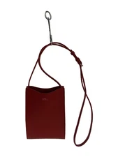 A.P.C. Shoulder Bag Leather RED