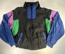 Voit Equipment Men's Medium Vintage Retro Jacket Color Block Pattern 90  s