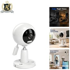 Smart Motion Detection Indoor Camera with 5G WiFi & Remote Access - Plug-in