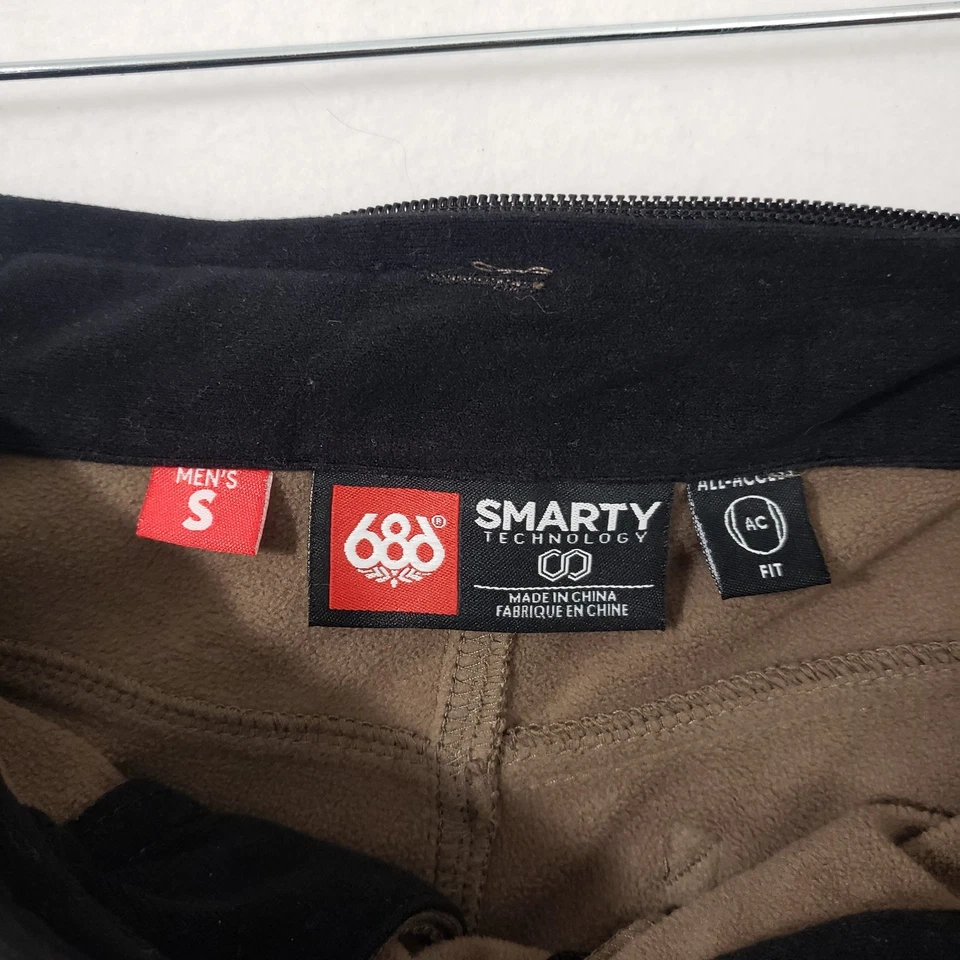 686 SMARTY 3-in-1 Technology Cargo Fleece Liner Pants Men's size Small Brown - Image 2 of 4