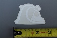 Quiksilver Surfboards Clear White Wave Mountain Logo V1A Vintage Surfing STICKER