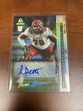 2022 LUMINANCE IKEM EKWONU RC Rookie Auto PANTHERS RC SILVER /349