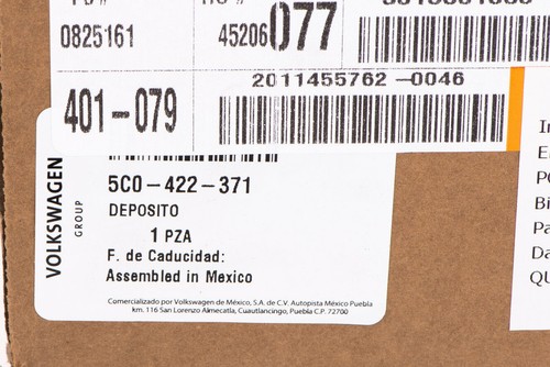 Depósito de dirección asistida ORIGINAL VW Volkswagen fabricante de equipos originales Jetta Beetle Passat 5C0422371 - Imagen 6 de 6