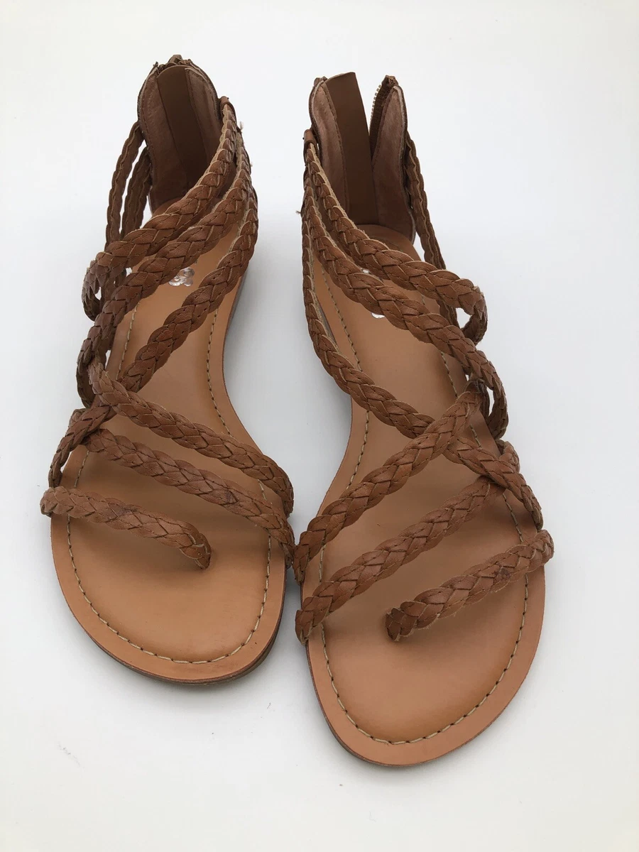 Women s Sandals Carlos Santana Amara 2 Tawny Tan Split Toe Sandals