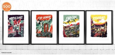 ASSASSINS CREED Ubi Workshop *OFFICIAL* Prints -  by Marie Bergeron *BRAND NEW*