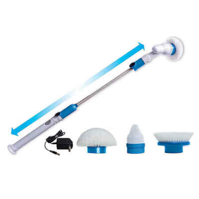Turbo Scrubber Pro  As Seen On TV spin brush with 3 brushes,
