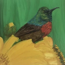 original oil painting on canvas signed