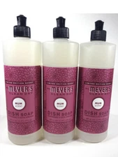 Mrs. Meyer's Clean Day Liquid Dish Soap, Mum Scent, 16 fl. oz. (3 Bottles)