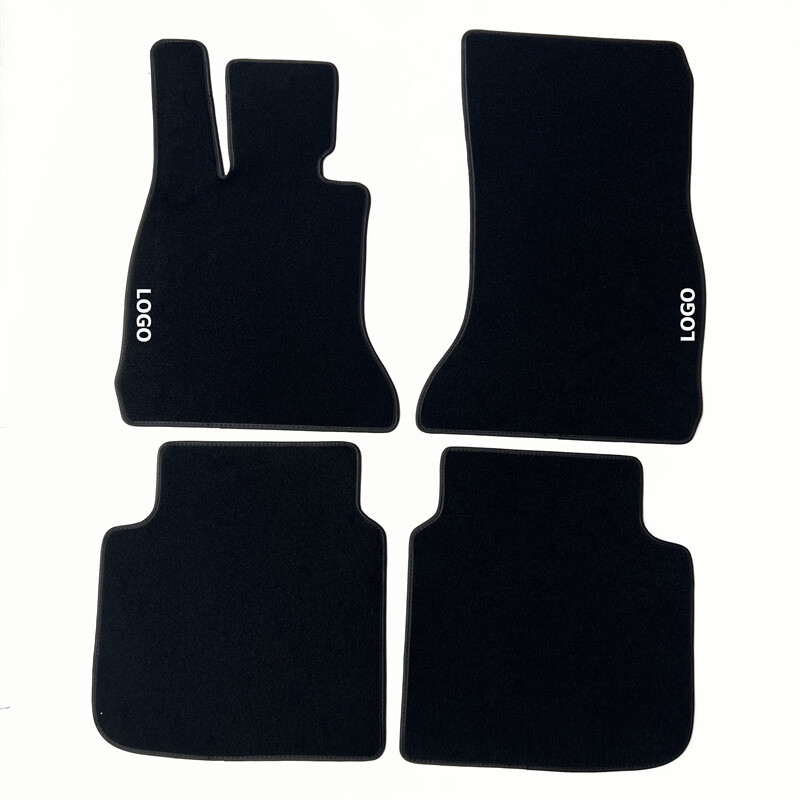 Car Floor Mats Velour For BMW i7 2023-2025 Waterproof Black Carpet Auto Liners