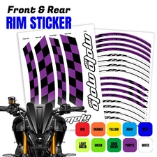 Purple 17 inch Rim GP Wheel Stickers For GSXS1000 16 17 18 19 20 21 22 23 24