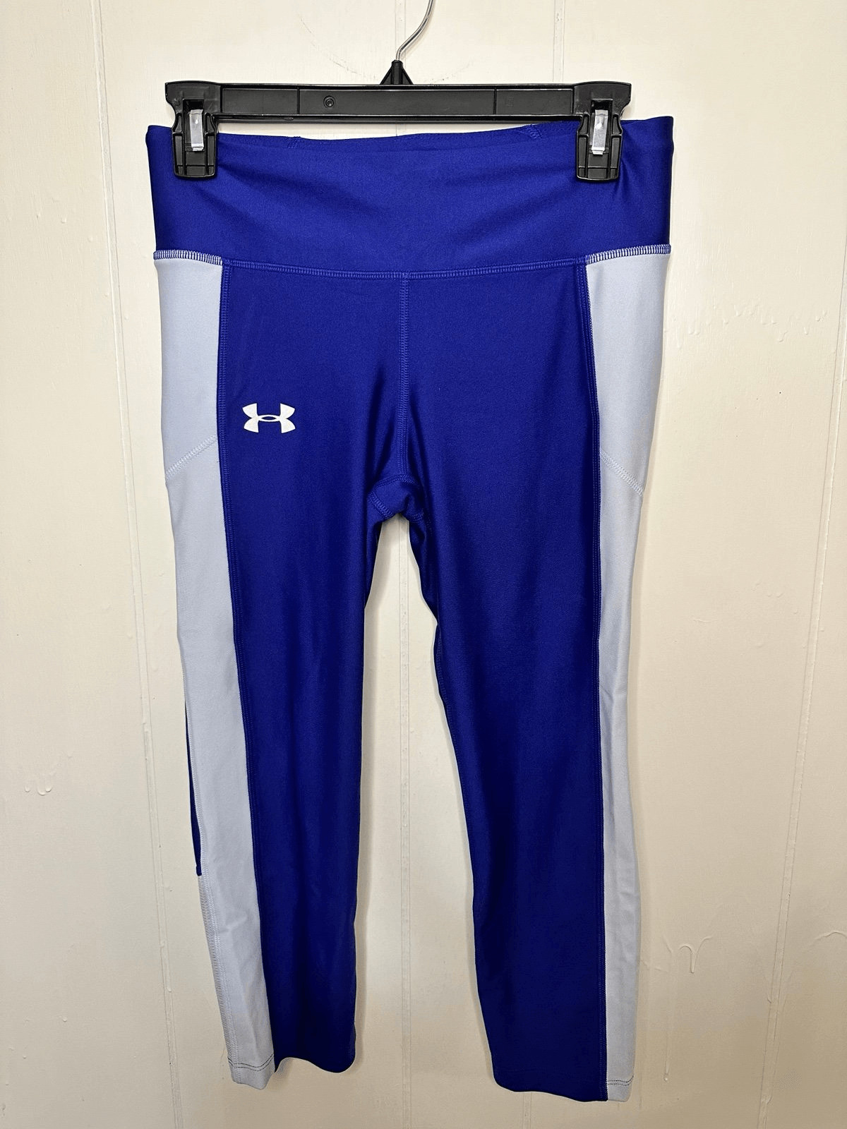 Under Armour Blue Split Cropped/Capri Compression… - image 1