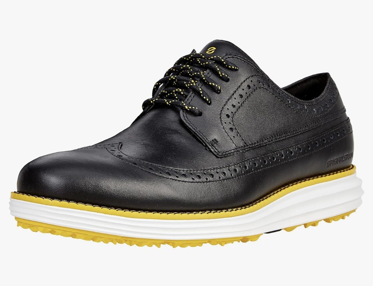 Cole Haan mens Original Grand Wingtip Oxford Golf Shoes Size 11
