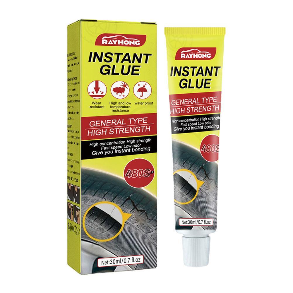 Strong Rubber Black Tyre Puncture Repair Glue.For Car Automotive