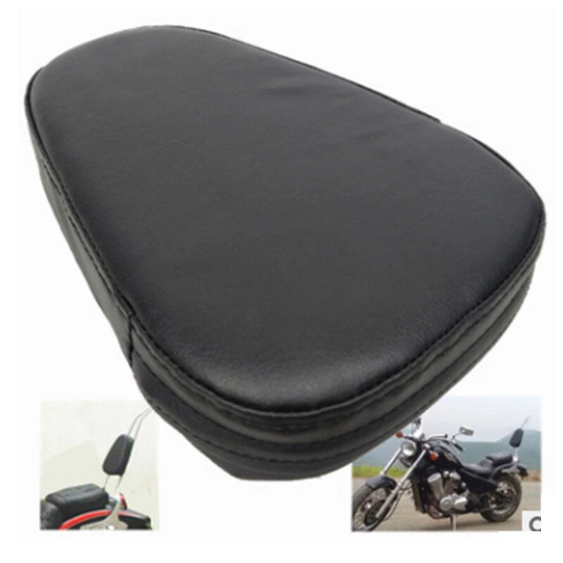 1×Motorcycle Scooter Rear Seat Back Backrest Pad PU Leather Sponge Cushion Pads — 第 3/4 张图片