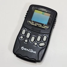 Excalibur 5-in-1 Casino Calculator Handheld Game - Blackjack Draw Poker Slots