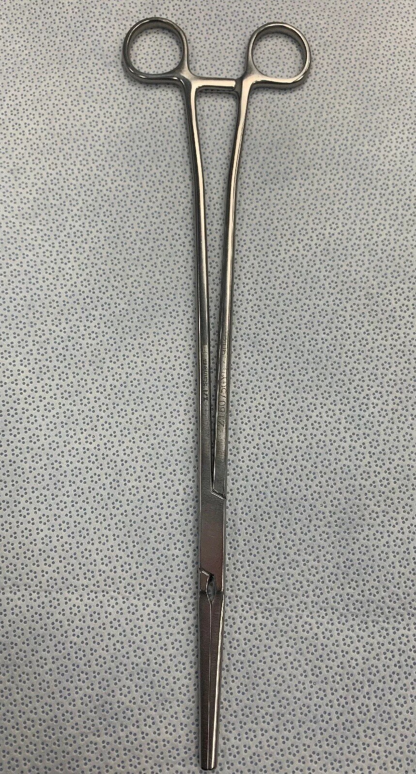 ZCLAMP HYSTERECTOMY FORCEPS STRAIGHT Z16075GYL LENGHT 30.5CM eBay