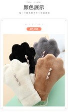 Winter new male and female students plus velvet thick warm gloves