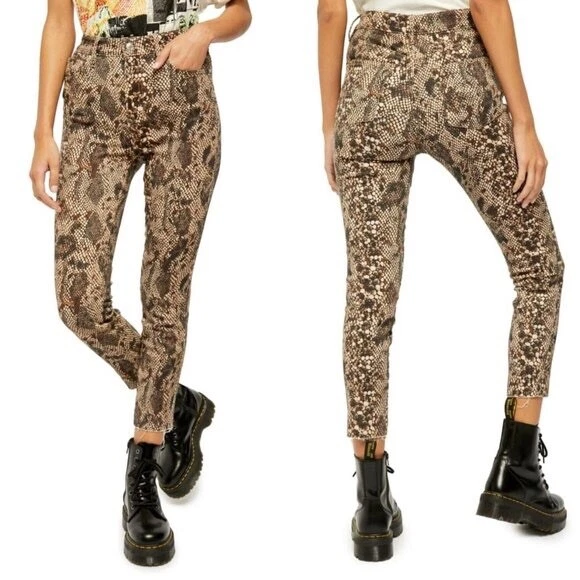 Snakeskin jeggings best sale