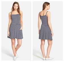 SOCIALITE  SEXY  CHIC  STRIPE  FIT FLARE  CAMI   DRESS    Sz S NEW  NORDSTROM