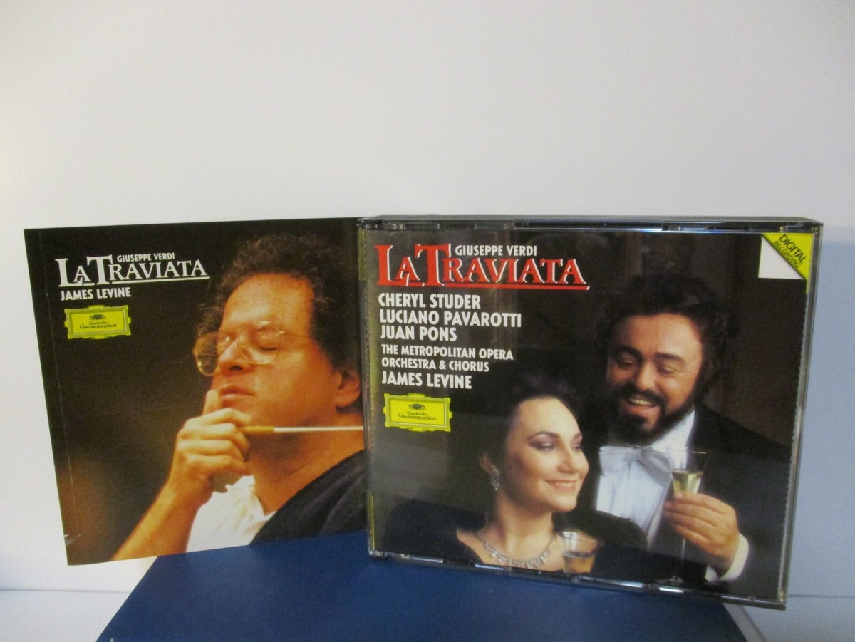 Verdi: La Traviata / Studer, Pavarotti - 2 CD Set - MINT