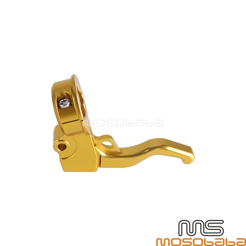 2 Finger Gold Easier Pull Clutch Lever For Harley Dyna Wide Glide FXDWG FXDWGI - Picture 6 of 8