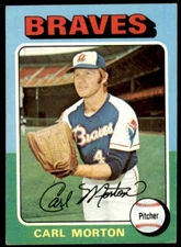 1975 Topps #237 Carl Morton Atlanta Braves
