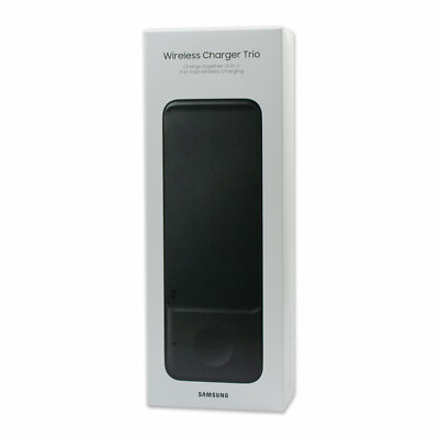 Samsung Wireless Charger Trio max 9W Ladestation Schwarz ''Gratis Versand''