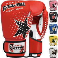 Farabi 6-oz Kids boxing Gloves Punching Bag P...
