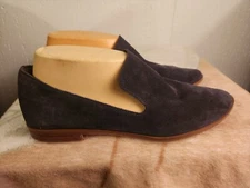 Crown Vintage Carla 2 Womens sz 8.5 Gray Black Slip On Loafers #38