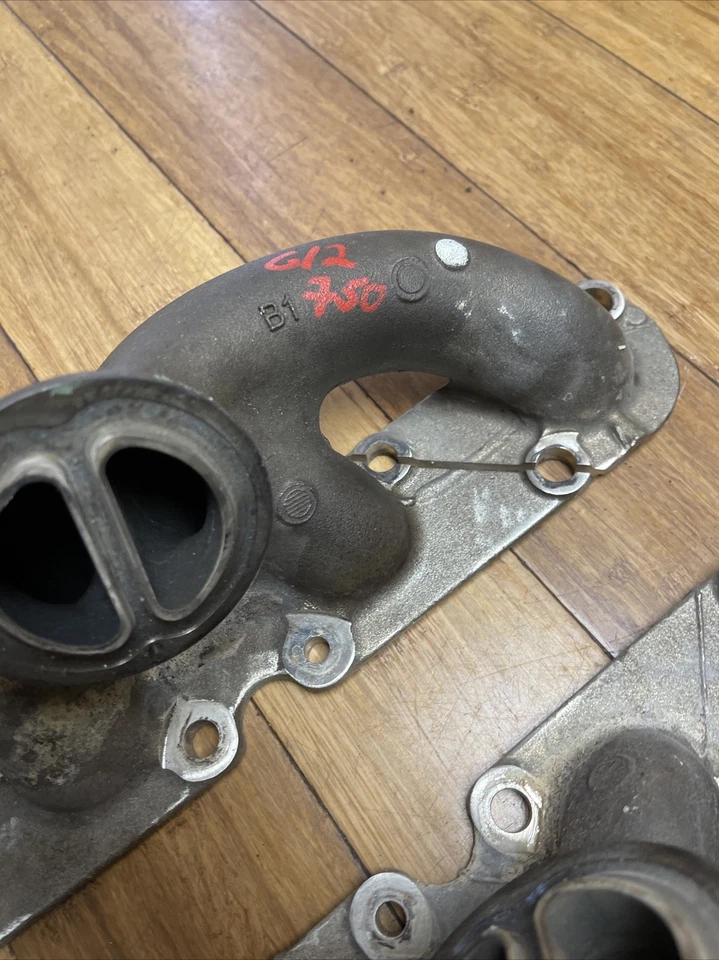 BMW 750I G12 2016-2020 Juego de pares de cabezales de colector de escape X2 OEM original Foto 3 de 4