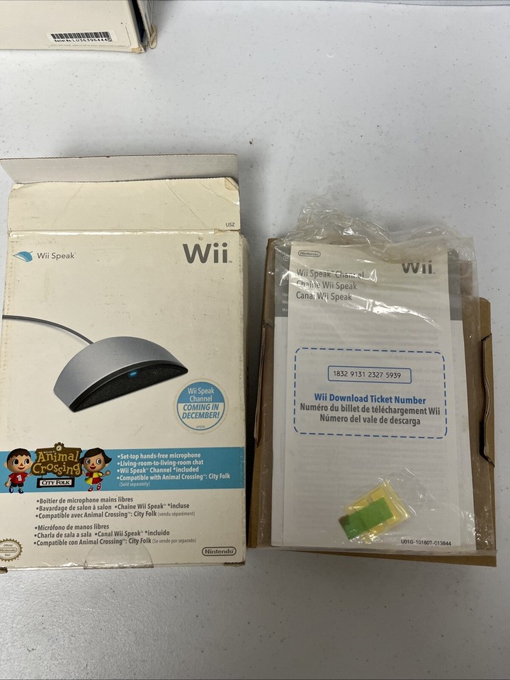 OEM Official Nintendo Wii Speak HandsFree Microphone Chat Accessory