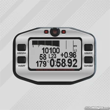 SILVER CHROME STYLE GEL STICKER FOR MYCHRON 4 - KARTING