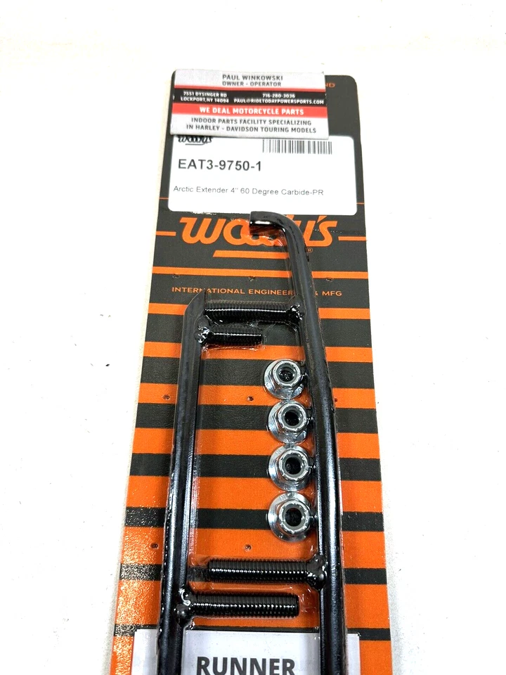 Woodys 4" Carbide Extender Trail Flat Top Runner Arctic Cat 1995-08 - EAT3-9750 - Image 4 of 4