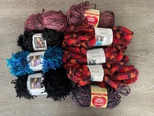 Red Heart Yarns: Medley | Ribbons | Fizzle | Ascot - Mixed Lot of 9 - Clearance!