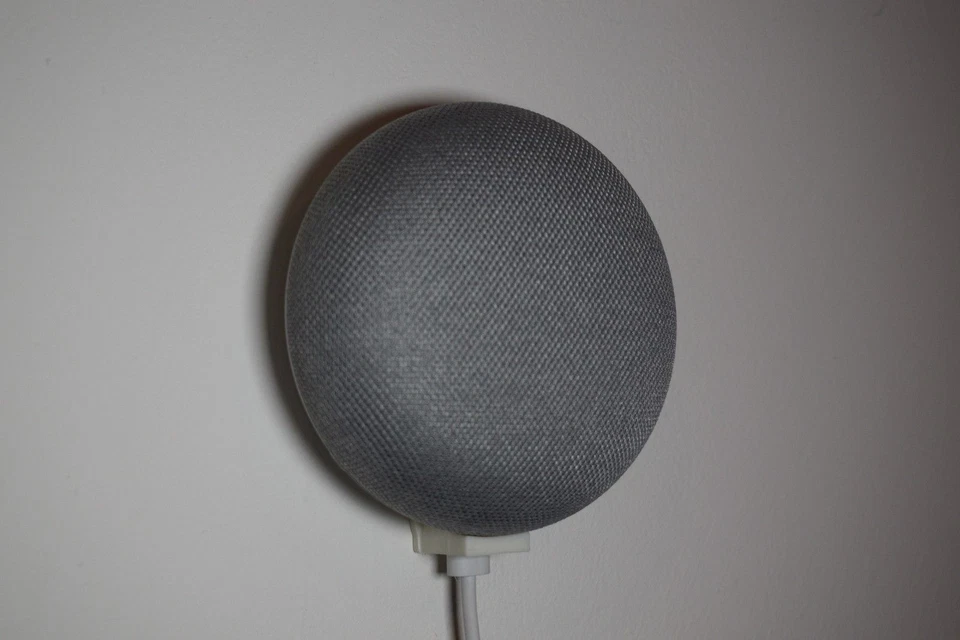 Support mural cach� Google Home Mini: Blanc - Photo 2/4