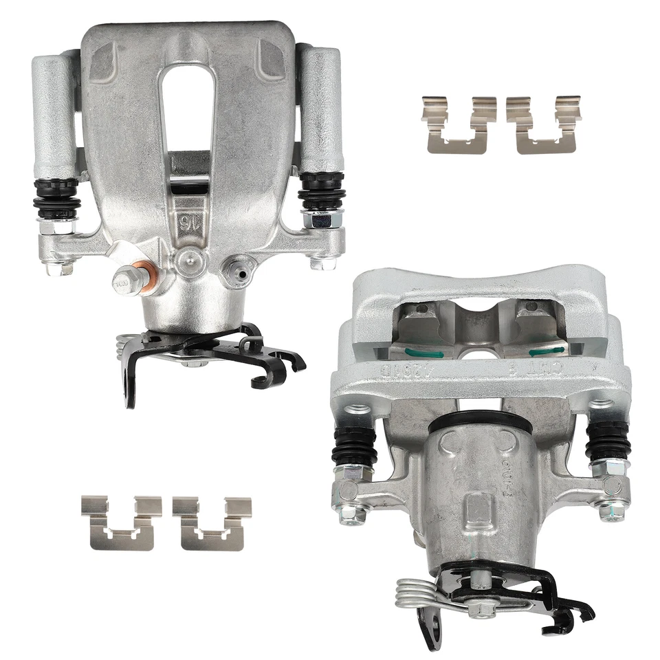 Par de pinzas de freno traseras con soporte para 12-16 Buick LaCrosse 11-17 Buick Regal Foto 4 de 4