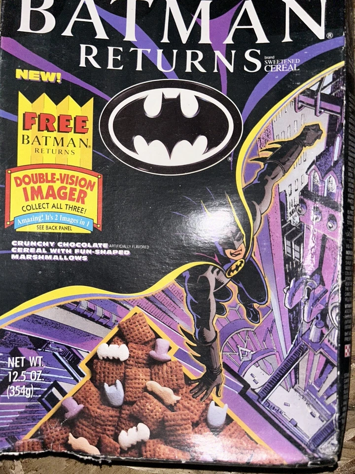 Cereal Batman ~ vintage 1992 Foto 2 de 3