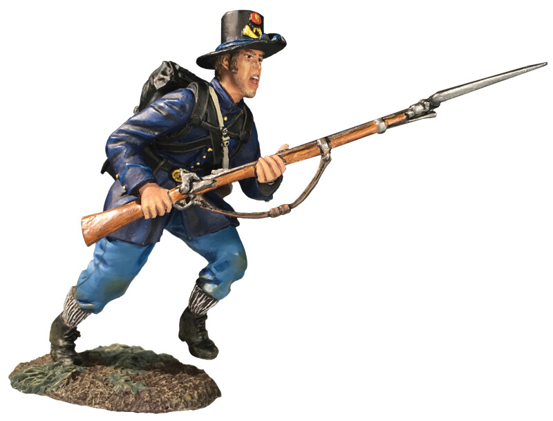 BRITAINS SOLDIER 31294 - Federal Iron Brigade Charging No.2
