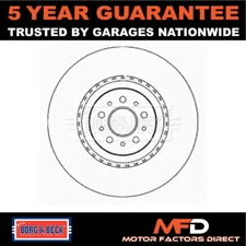 Fits Alfa Romeo GT 147 156 GTV 3.2 1x Brake Disc Front Borg & Beck